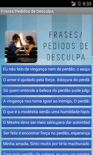 Pedidos e Frases de Desculpa