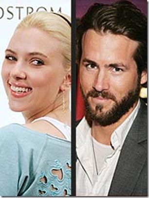 Ryan Reynolds Scarlett Johansson engagement picture