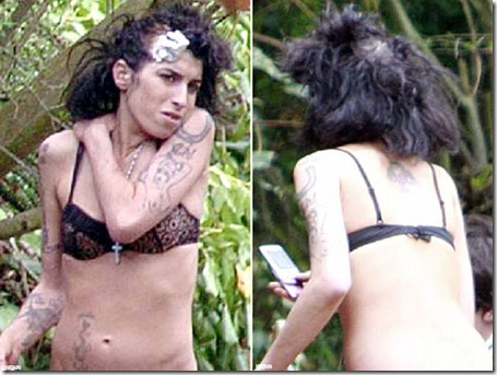 Amy Winehouse bald picture