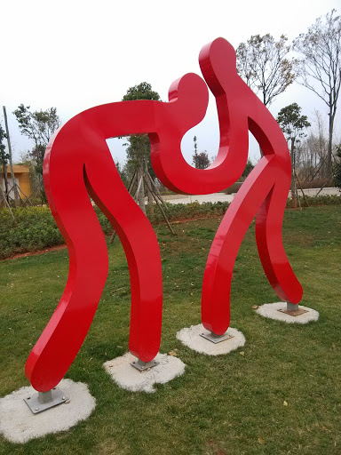 空手道雕塑