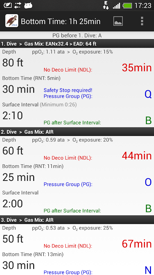 Dive Planner Pro Android Apps on Google Play
