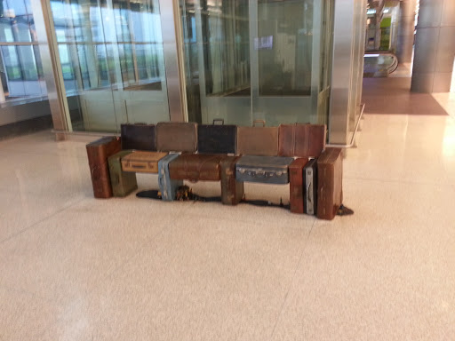Indianapolis Airport Luggage Bench