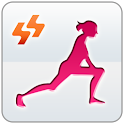 Warm-up run before logo