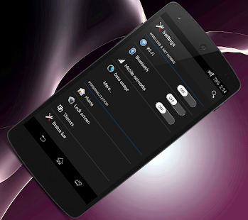 Xperia Z2-CM 11 Black Theme - screenshot thumbnail
