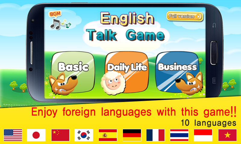 TS English Talk Game Screen 1