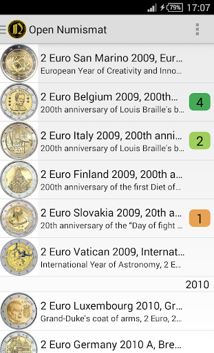 OpenNumismat