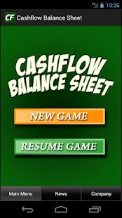 Cashflow Balance Sheet