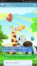 Animals Theme GO SMS Pro poster 1