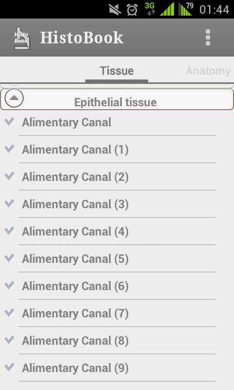 Android application Histo Book - Histology Full screenshort