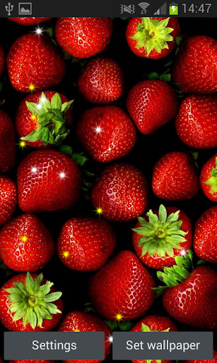 Nice Strawberry Live Wallpaper