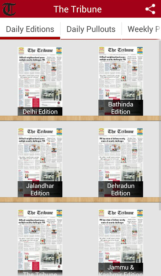 The Tribune, Chandigarh, India Android Apps on Google Play