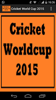 My World Cup 2015 APK Ekran Görüntüsü Küçük Resim #1