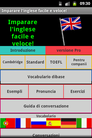 Android application Englisch lernen schnell pro screenshort