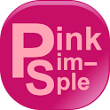 Pink simple Theme GO SMS
