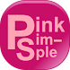 Pink simple Theme GO SMS icon