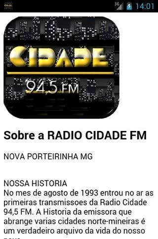 【免費音樂App】CIDADE FM 94,5-APP點子