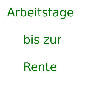 Arbeitstage bis zur Rente.apk 1.7.3