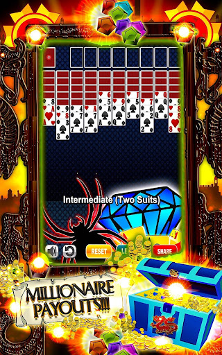 【免費動作App】Solitaire Spider Diamond Gems-APP點子