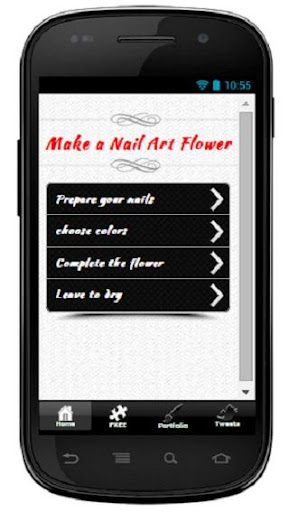 Make a Nail Art Flower