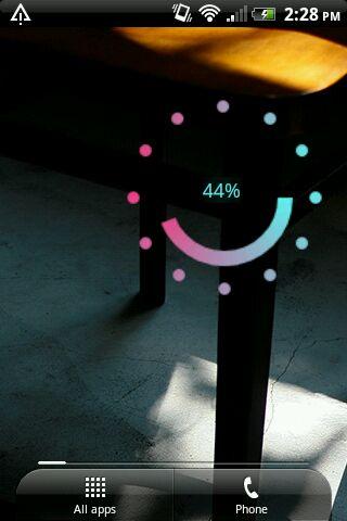 Simple Circular Battery Widget