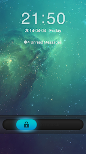 Free Blue Galaxy HD Locker Theme APK for PC