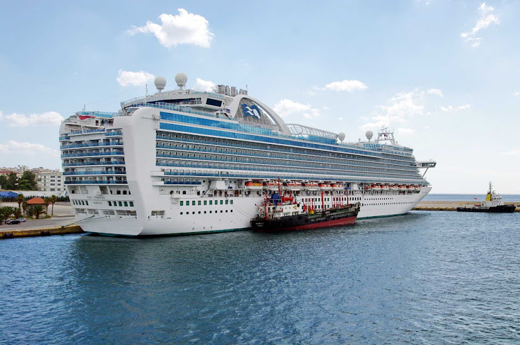 Ruby Princess in Piraeus, Greece.