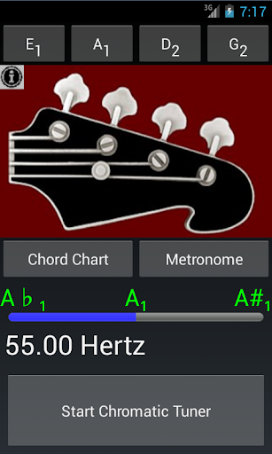 Bass Guitar Tuner N Chords