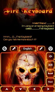 Fire Soul GO Keyboard Theme Screenshots 5