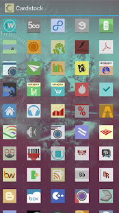 Cardstock icon theme - screenshot thumbnail