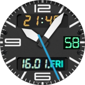 Military clock for SmartWatch MOD