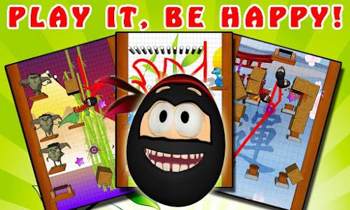 Android application Crazy Ninja Egg: Clumsy Jump + screenshort