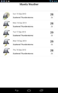 Manila Weather Screenshots 2