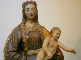 mare de deu amb el nen, anonymous artist (detail)