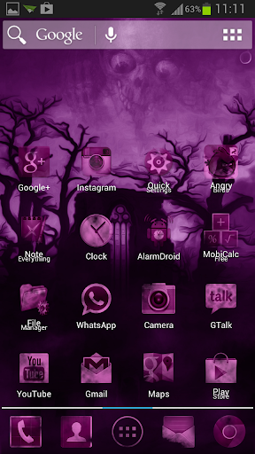 Dark Pink Fog Mystery Theme