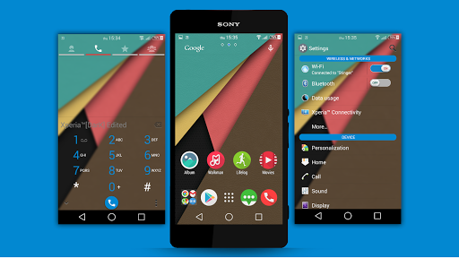 Xperia™ Dark Edited-Blue Theme
