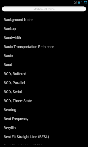 【免費書籍App】Mechanical Terms-APP點子