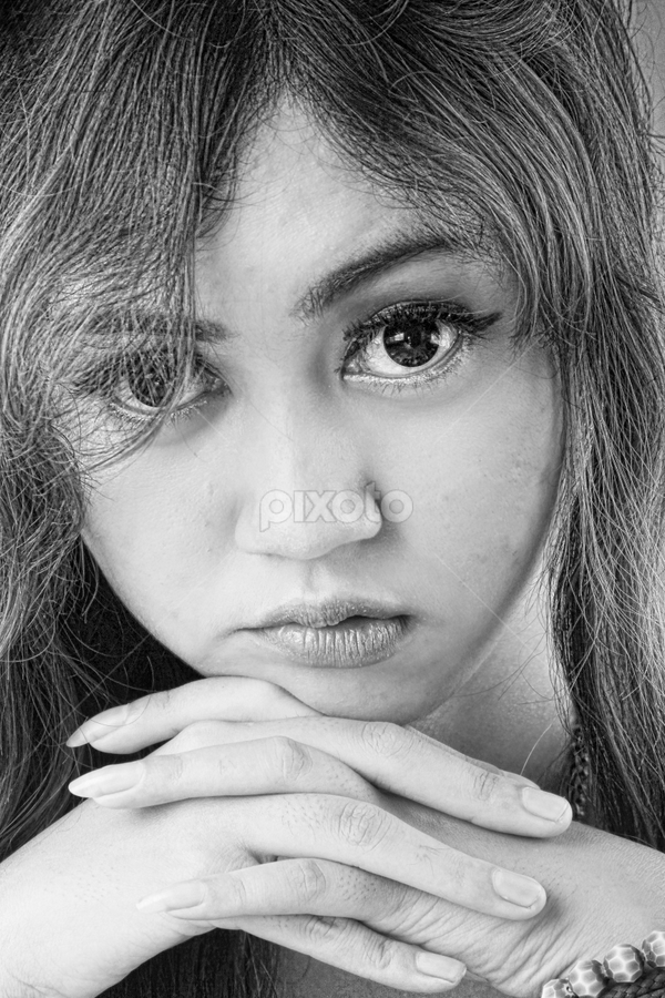 women in BW by Ainul Black - Black & White Portraits & People