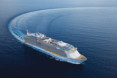 Oasis of the Seas sails from its home port of Fort Lauderdale to the Caribbean.