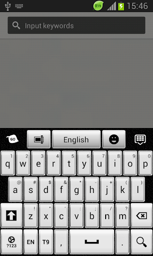 GO Keyboard Black and White