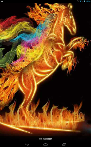 Fiery Red Horse Live WP