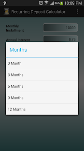 Recurring Deposit Calculator Screenshots 1