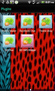 GO SMS - Wild Print 2 Screenshots 3