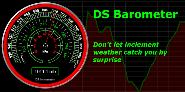 DS Barometer - Air Pressure screenshot for Android