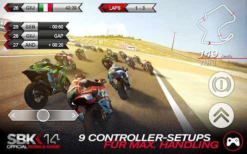 SBK14 Official Mobile Game Screenshot