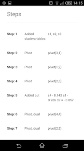 Simple MIP Simplex Solver Screenshots 3