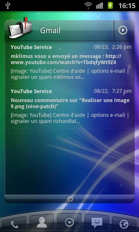 Launcher Pro Sense@tion - screenshot