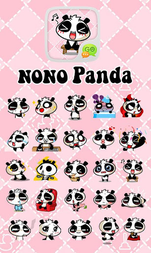 【免費個人化App】GO SMS PRO NONOPANDA STICKER-APP點子