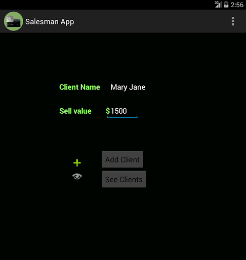 Salesman app