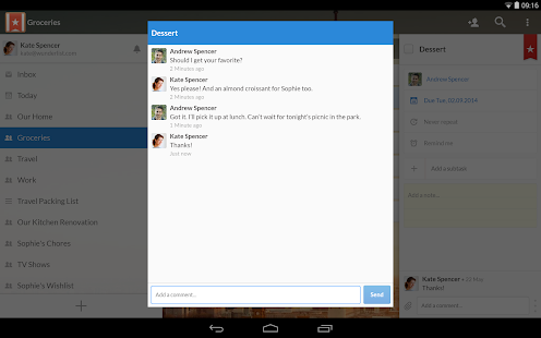 Wunderlist: To-Do List & Tasks - screenshot thumbnail