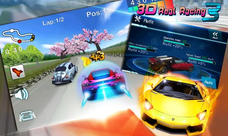 3D Real Racing - screenshot